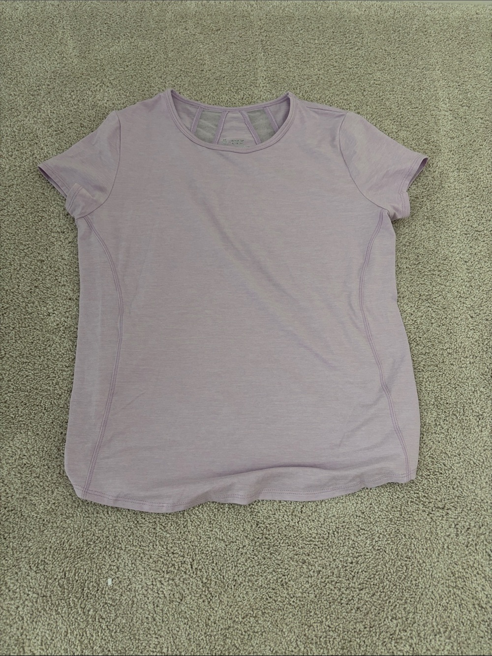 Relaxed Lavender Short-Sleeve Performance Tee